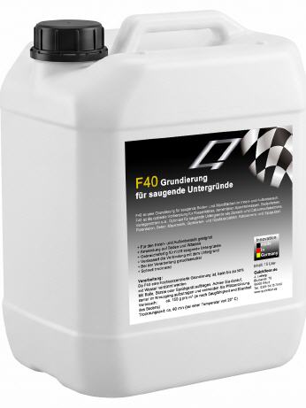 F40 Grundierung (f&uuml;r saugende Untergr&uuml;nde)